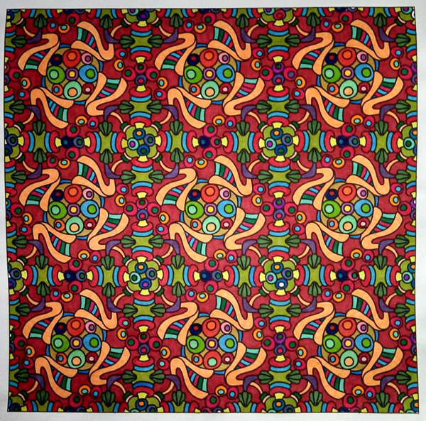 Colored by Michele Graves - from Doodles (Angie's Patterns Volume 7)