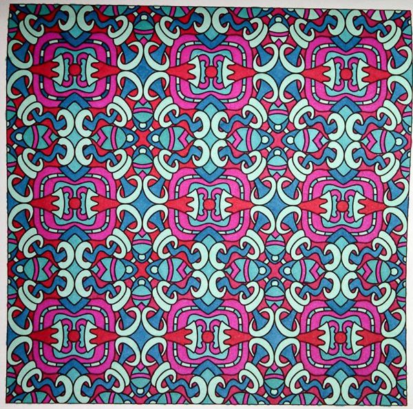 Colored by Michele Graves - from Doodles (Angie's Patterns Volume 7)