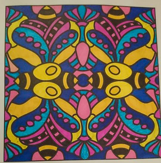 Colored by Sabrina Williams - from Peppy (For Crayons And Wide Tipped Markers)