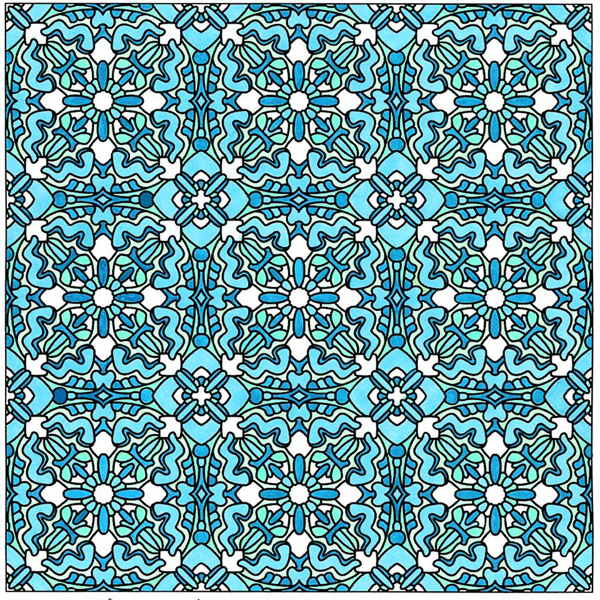 Colored by Sheila Ann Galantino - from Bling (Angie's Patterns Volume 11)