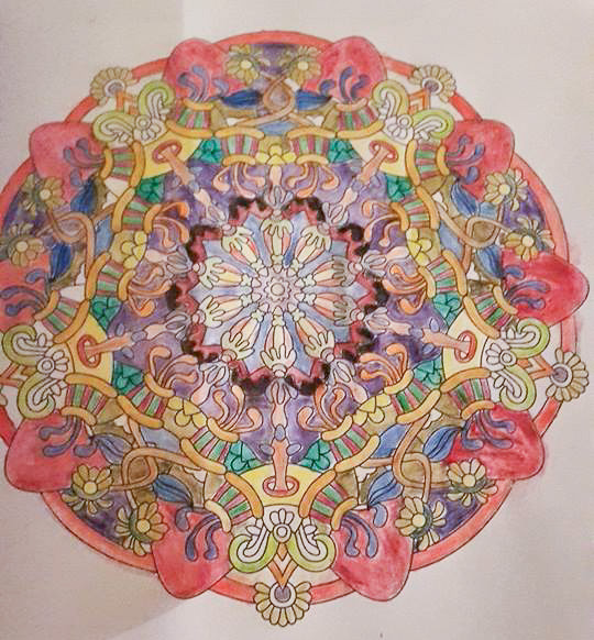Colored by Simon Redhead - from Wow (Angie's Extreme Coloring Books Volume 1)