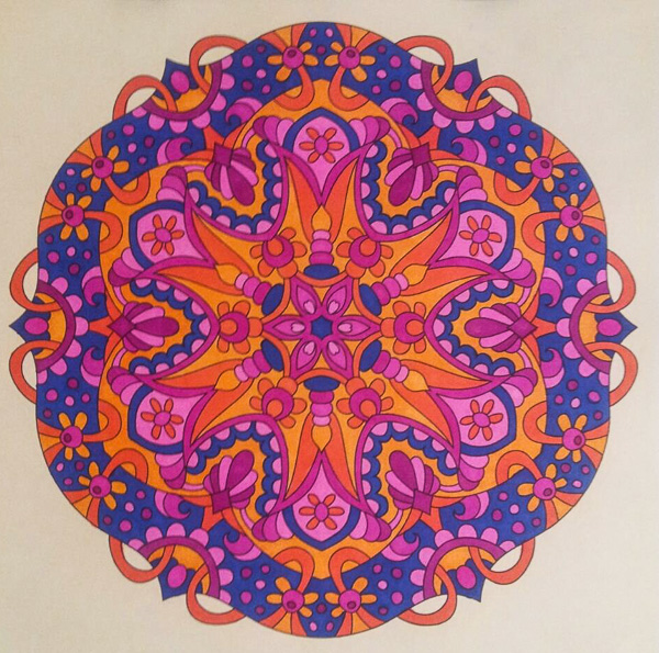 Colored by Stacey Walter - from Cool (Angie's Extreme Coloring Books Volume 2)
