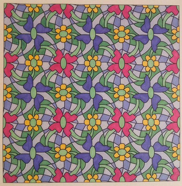 Colored by Stacey Walter - from Whimsy (Angie's Patterns Volume 2)