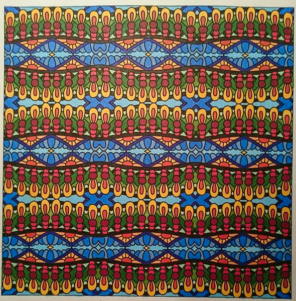 Colored by Vicky Borrow - from Nifty (Angie's Patterns Volume 10)
