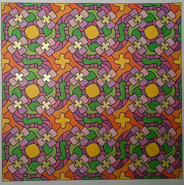 Colored by Vicky Borrow - from Spiffy (Angie's Patterns Volume 5)