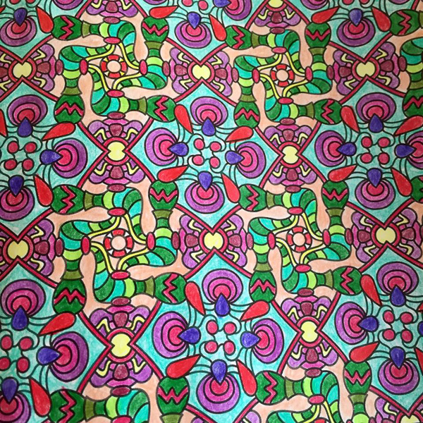 Colored by Abby Wynne - from Doodles (Angie's Patterns Volume 7)
