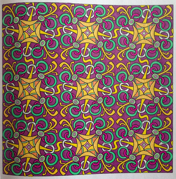 Colored by Alison Ferries - from Bling (Angie's Patterns Volume 11)