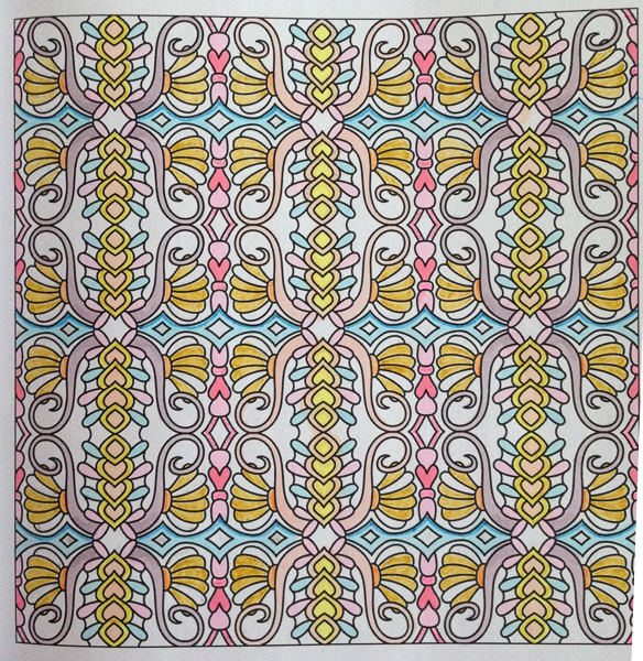 Colored by Alison Ferries - from Bling (Angie's Patterns Volume 11)