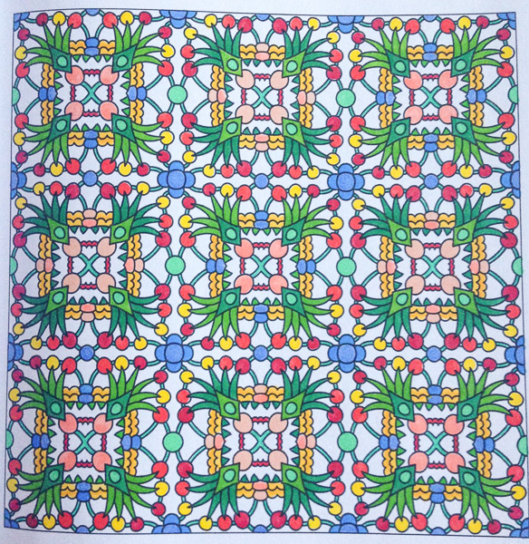 Colored by Alison Ferries - from Bling (Angie's Patterns Volume 11)