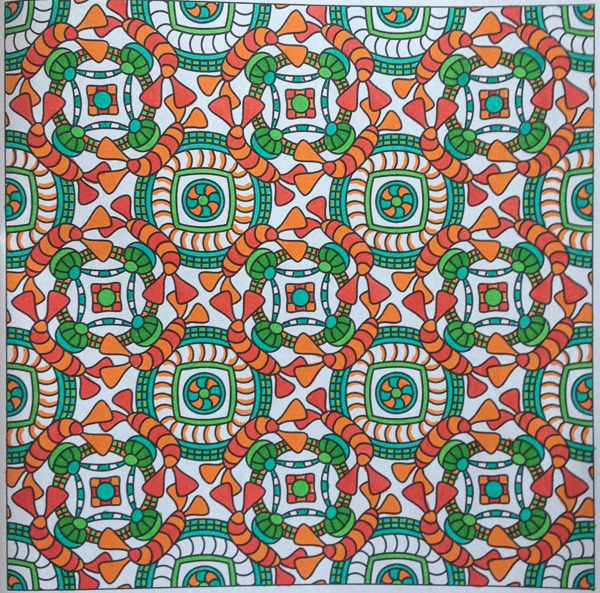 Colored by Alison Ferries - from Nifty (Angie's Patterns Volume 10)