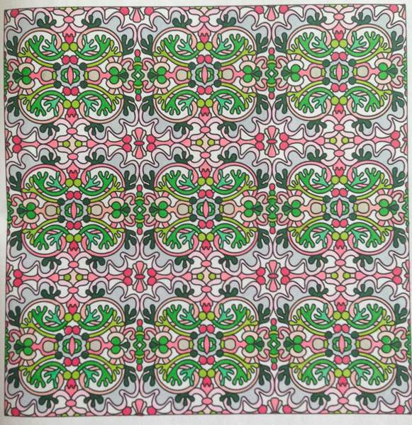 Colored by Alison Ferries - from Quirky (Angie's Patterns Volume 14)