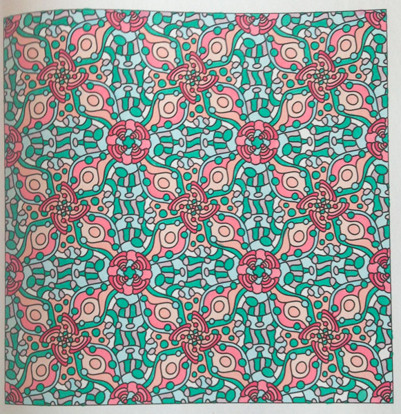 Colored by Alison Ferries - from Quirky (Angie's Patterns Volume 14)