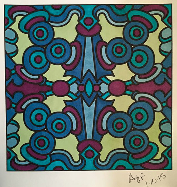 Colored by Amy Wilson-Fontenot - from Nifty (For Crayons And Wide Tipped Markers)