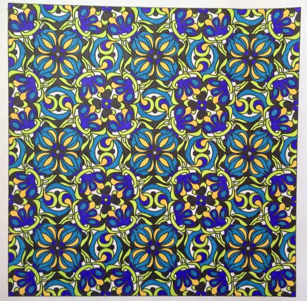 Colored by Amy Wilson-Fontenot - from Quirky (Angie's Patterns Volume 14)