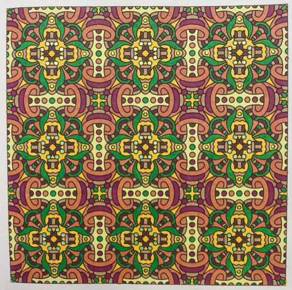 Colored by Cozette Morstein - from Quirky (Angie's Patterns Volume 14)