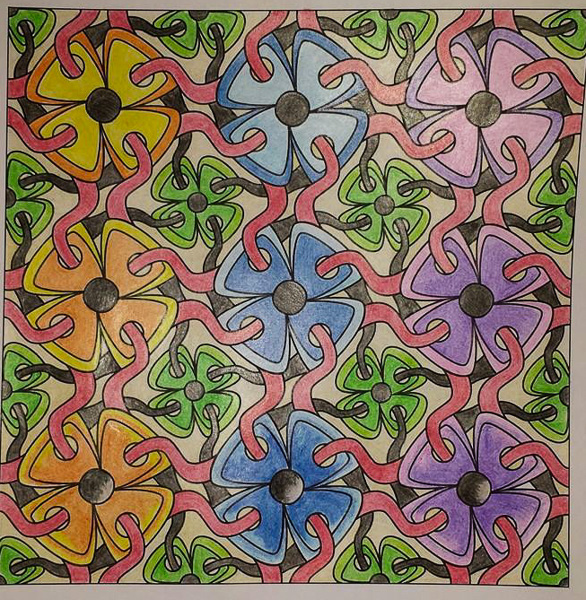 Colored by Deb Hadley-Hayes - from Whimsy (Angie's Patterns Volume 2)