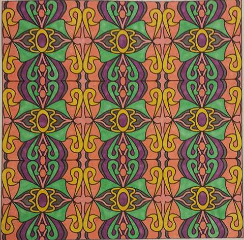 Colored by Felicia Brandon - from Whimsy (Angie's Patterns Volume 2)