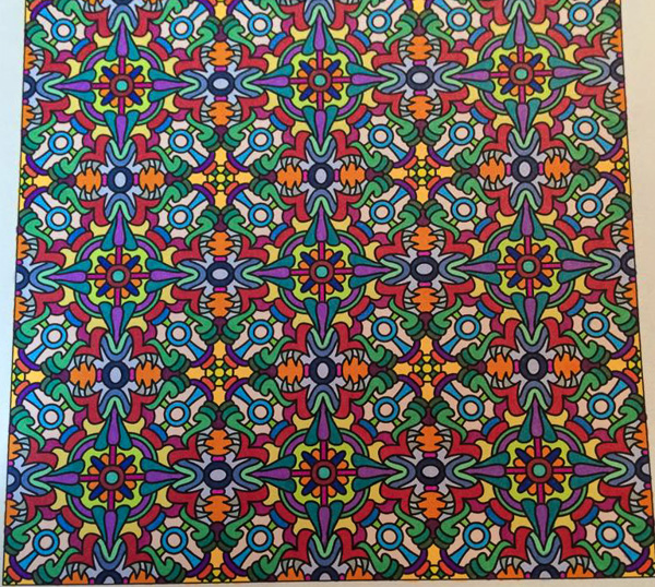 Colored by Kristina Groves - from Quirky (Angie's Patterns Volume 14)