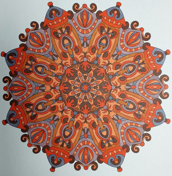 Colored by Melissa Adamek-Dean - from Cool (Angie's Extreme Coloring Books Volume 2)