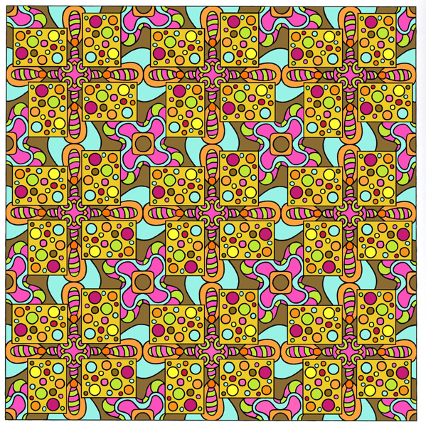 Colored by Sheila Ann Galantino - from Pizzazz (Angie's Patterns Volume 9)