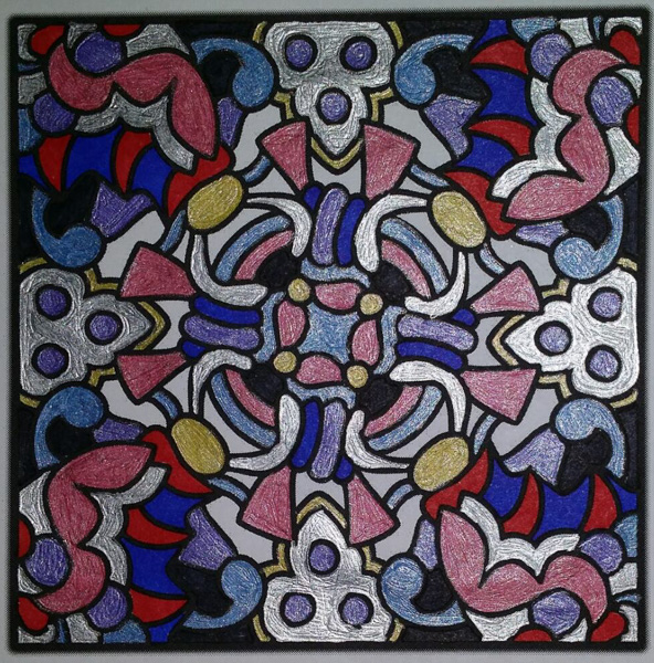 Colored by Shyla Jannusch - from Doodles (A Coloring Journal)