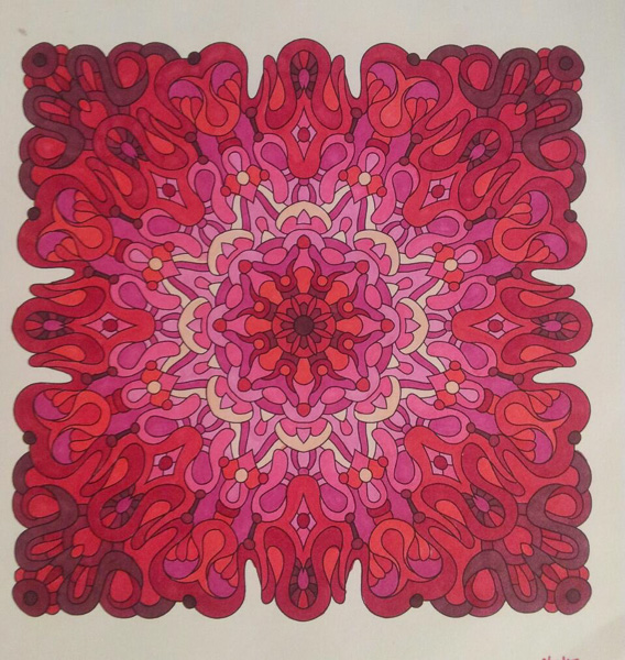 Colored by Stacey Walter - from Cool (Angie's Extreme Coloring Books Volume 2)