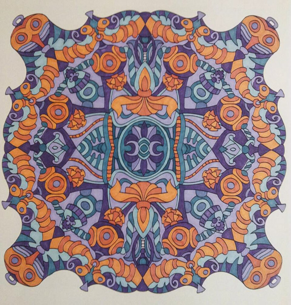 Colored by Stacey Walter - from Wow (Angie's Extreme Coloring Books Volume 1)