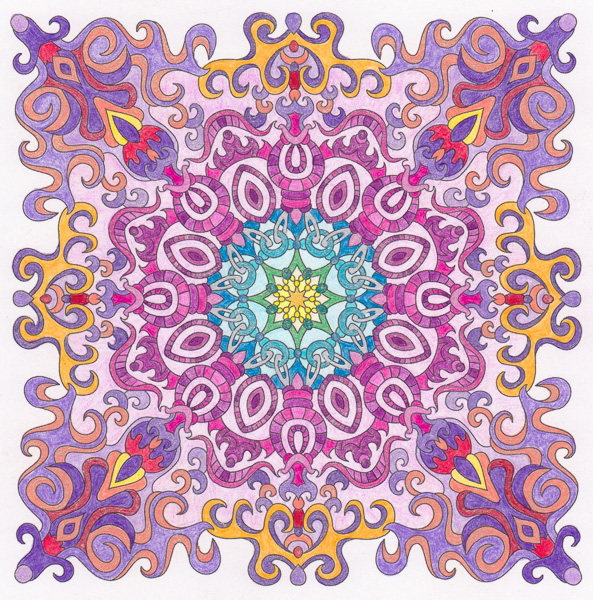 Colored by Sue Cooper - from Cool (Angie's Extreme Coloring Books Volume 2)