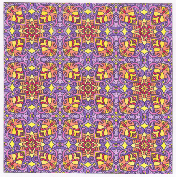 Colored by Sue Cooper - from Quirky (Angie's Patterns Volume 14)