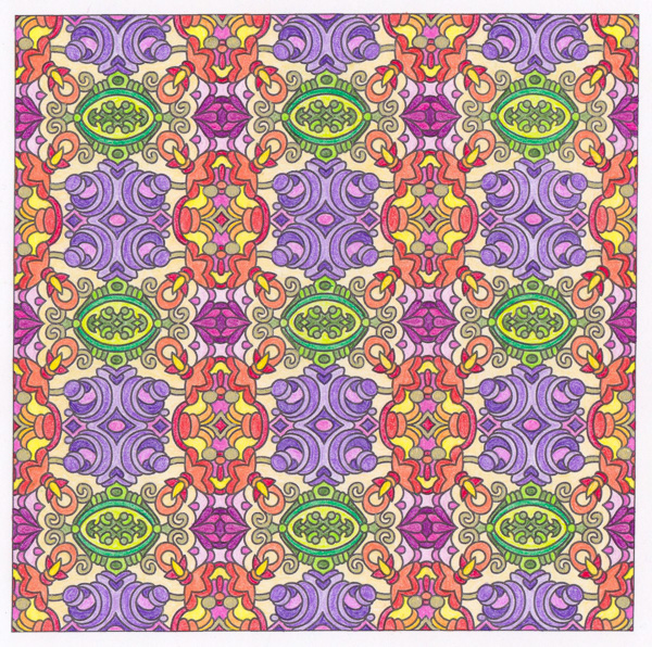 Colored by Sue Cooper - from Quirky (Angie's Patterns Volume 14)