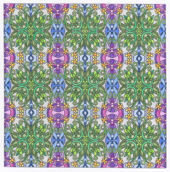 Colored by Sue Cooper - from Quirky (Angie's Patterns Volume 14)