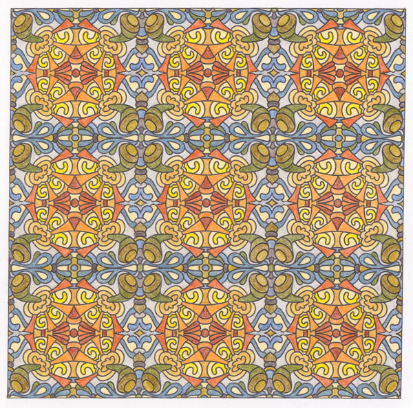 Colored by Sue Cooper - from Quirky (Angie's Patterns Volume 14)