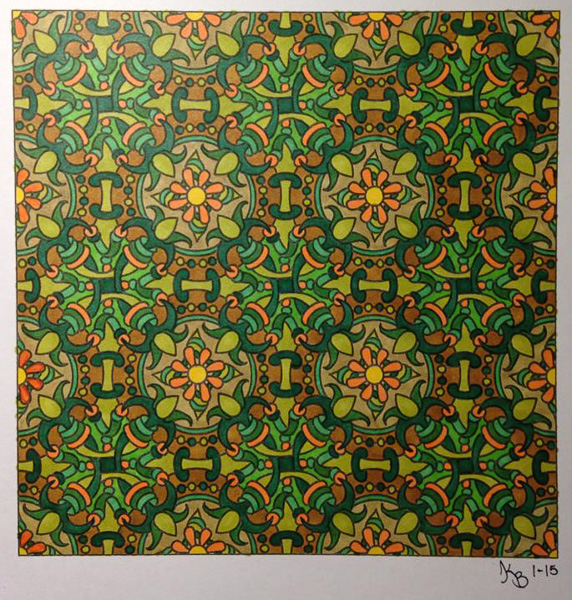 Colored by Teresa Bobbitt - from Quirky (Angie's Patterns Volume 14)