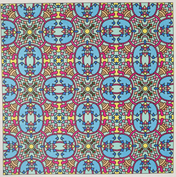 Colored by Vicky Borrow - from Bling (Angie's Patterns Volume 11)