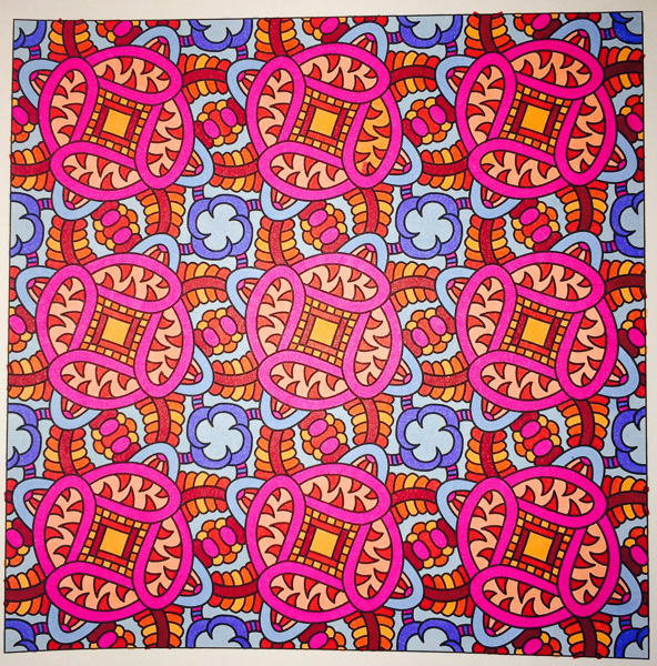 Colored by Vicky Borrow - from Nifty (Angie's Patterns Volume 10)