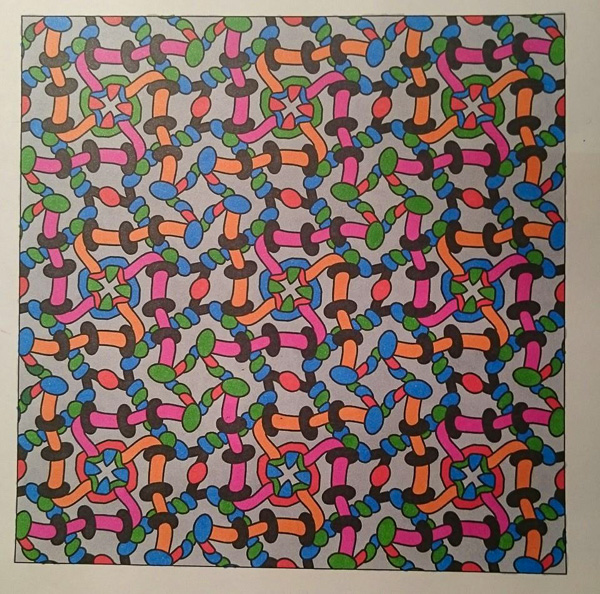 Colored by Vicky Borrow - from Spiffy (Angie's Patterns Volume 5)