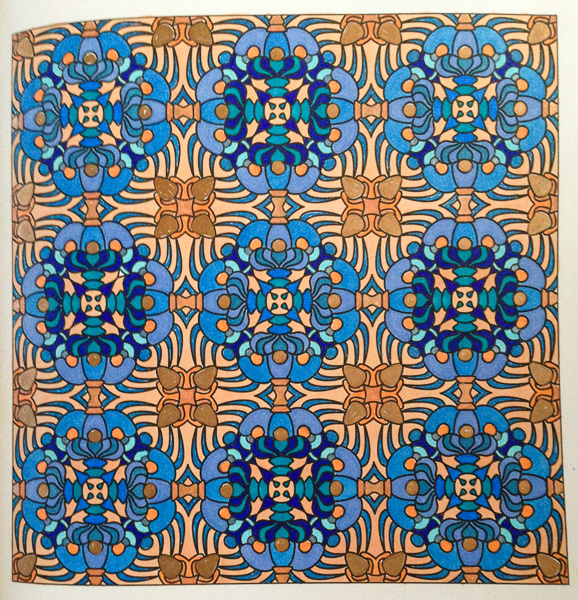 Colored by Alison Ferries - from Bling (Angie's Patterns Volume 11)
