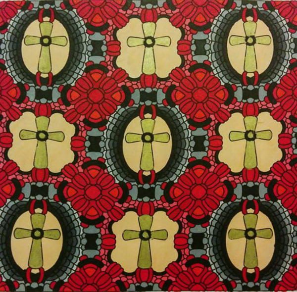Colored by Angela Stainsby - from Faith (Angie's Patterns Volume 6)