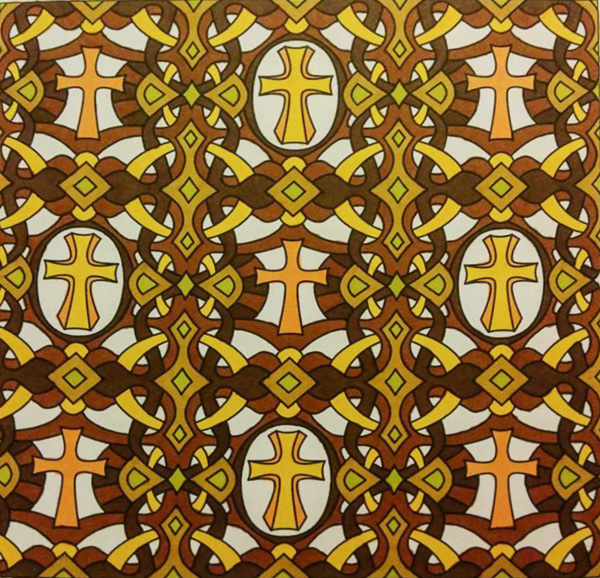 Colored by Angela Stainsby - from Faith (Angie's Patterns Volume 6)
