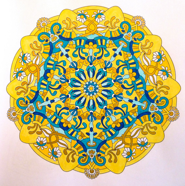 Colored by Anja Meuer - from Wow (Angie's Extreme Coloring Books Volume 1)