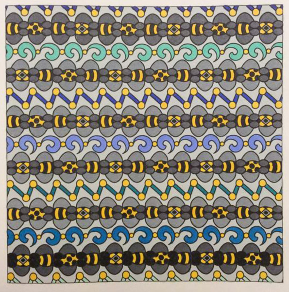 Colored by Cozette Morstein - from Nifty (Angie's Patterns Volume 10)