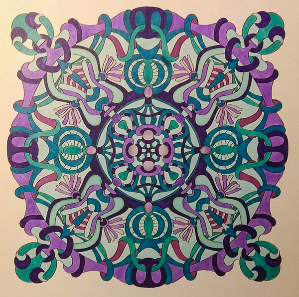 Colored by Deborah Powell - from Cool (Angie's Extreme Coloring Books Volume 2)