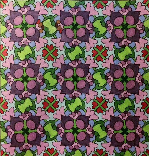 Colored by Jackie Posey - from Spiffy (Angie's Patterns Volume 5)