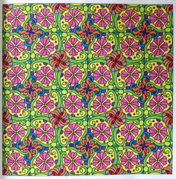 Colored by Julie Peavey - from Peppy (Angie's Patterns Volume 12)