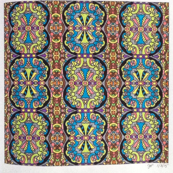 Colored by Julie Peavey - from Peppy (Angie's Patterns Volume 12)