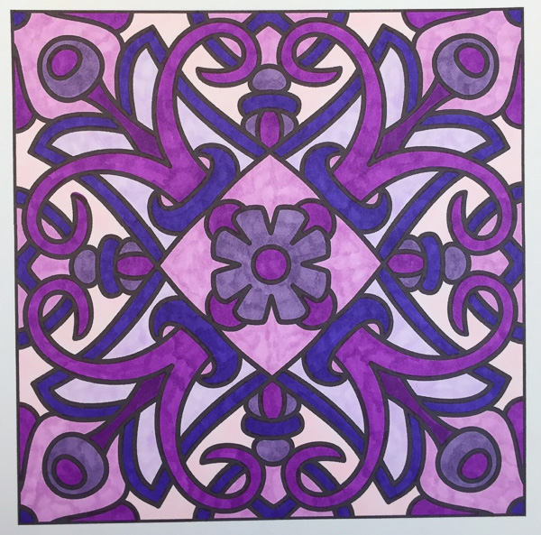 Colored by Melissa Evans - from Nifty (For Crayons And Wide Tipped Markers)
