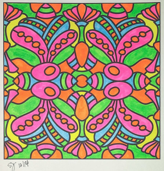 Colored by Shyla Jannusch - from Peppy (For Crayons And Wide Tipped Markers)