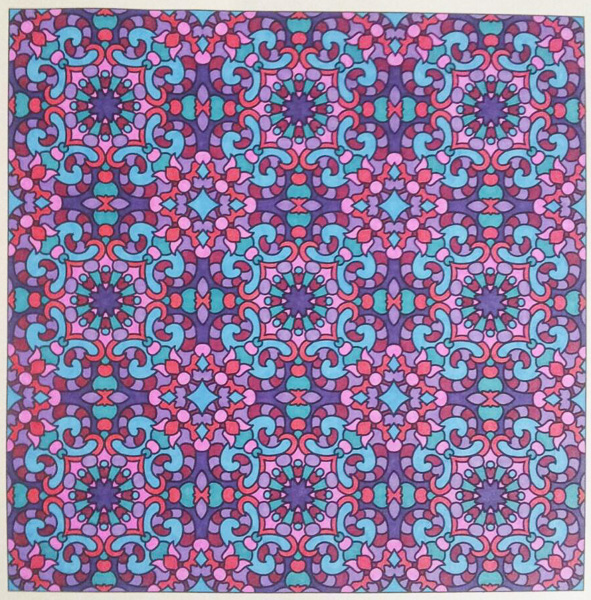 Colored by Stacey Walter - from Doodles (Angie's Patterns Volume 7)