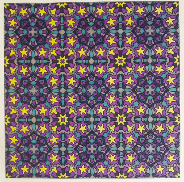 Colored by Stacey Walter - from Doodles (Angie's Patterns Volume 7)