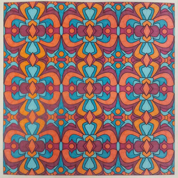 Colored by Stacey Walter - from Whimsy (Angie's Patterns Volume 2)